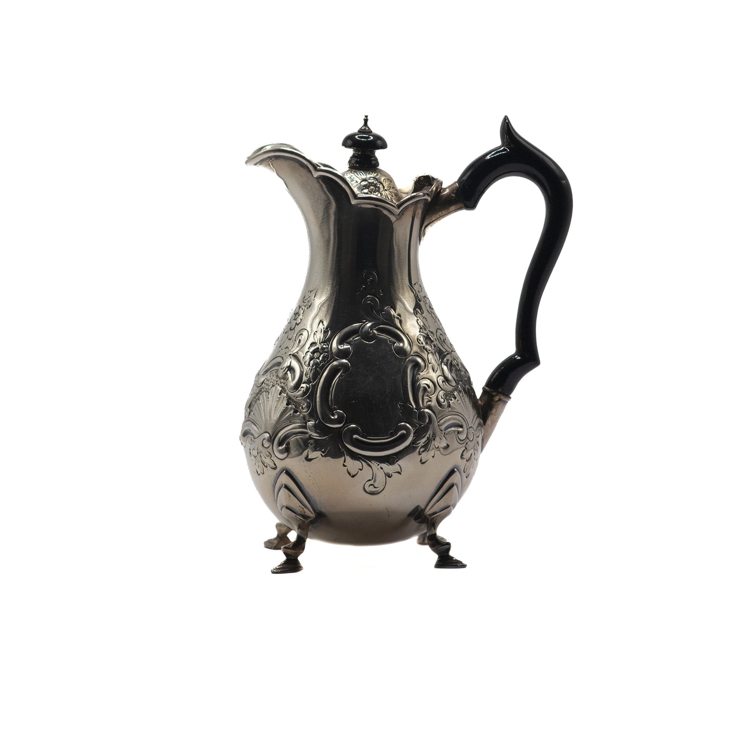 Caffettiera inglese in argento
