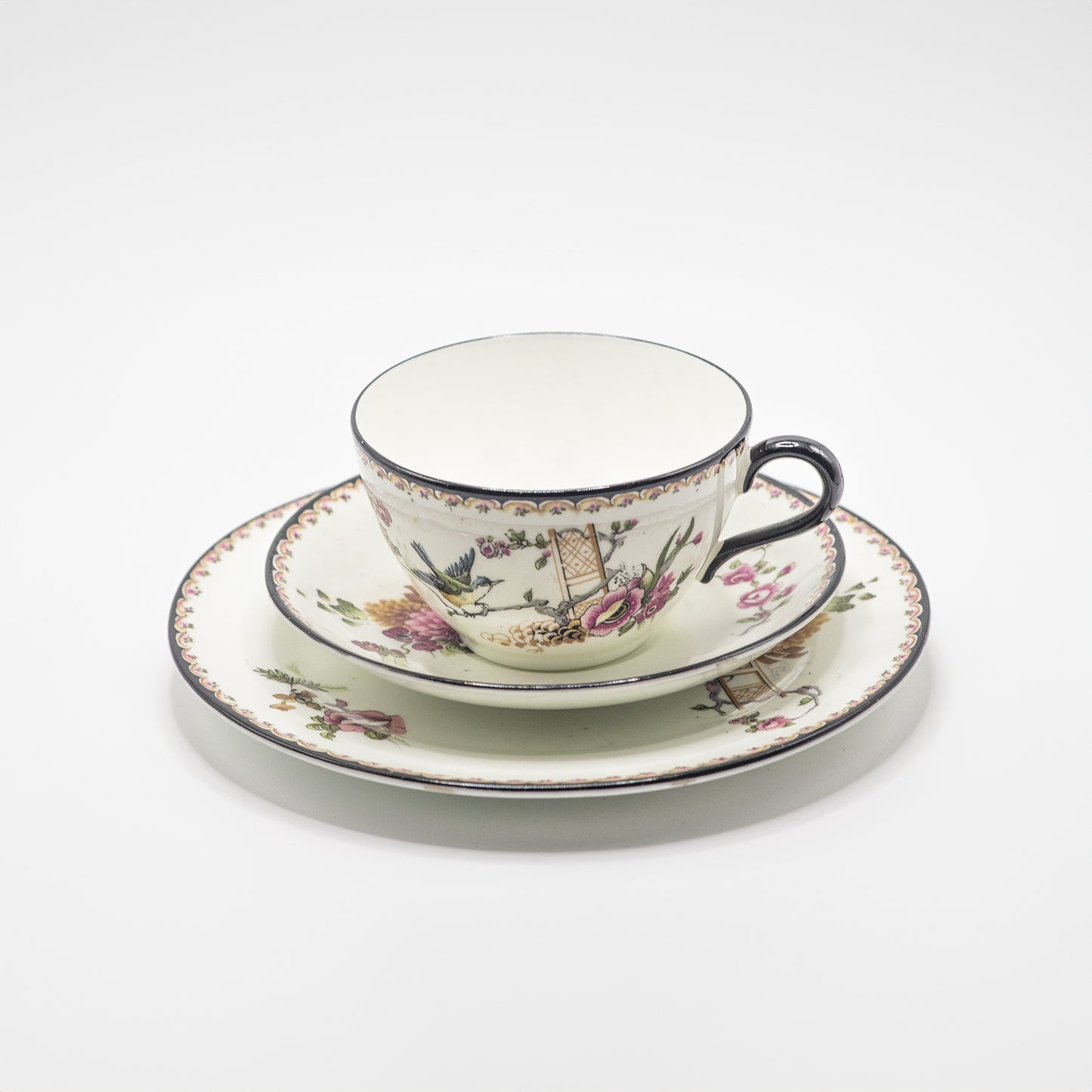 Servizio da tè antico inglese completo da 6 di porcellana "bone china"